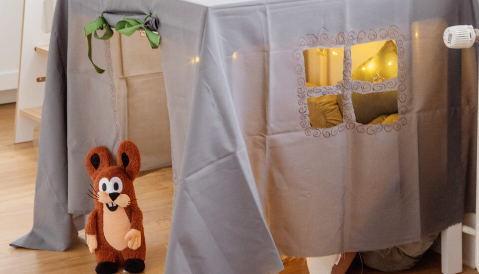 Jak proměnit starý ubrus v dětský domeček: jednoduché návody pro šikovné i nešikovné